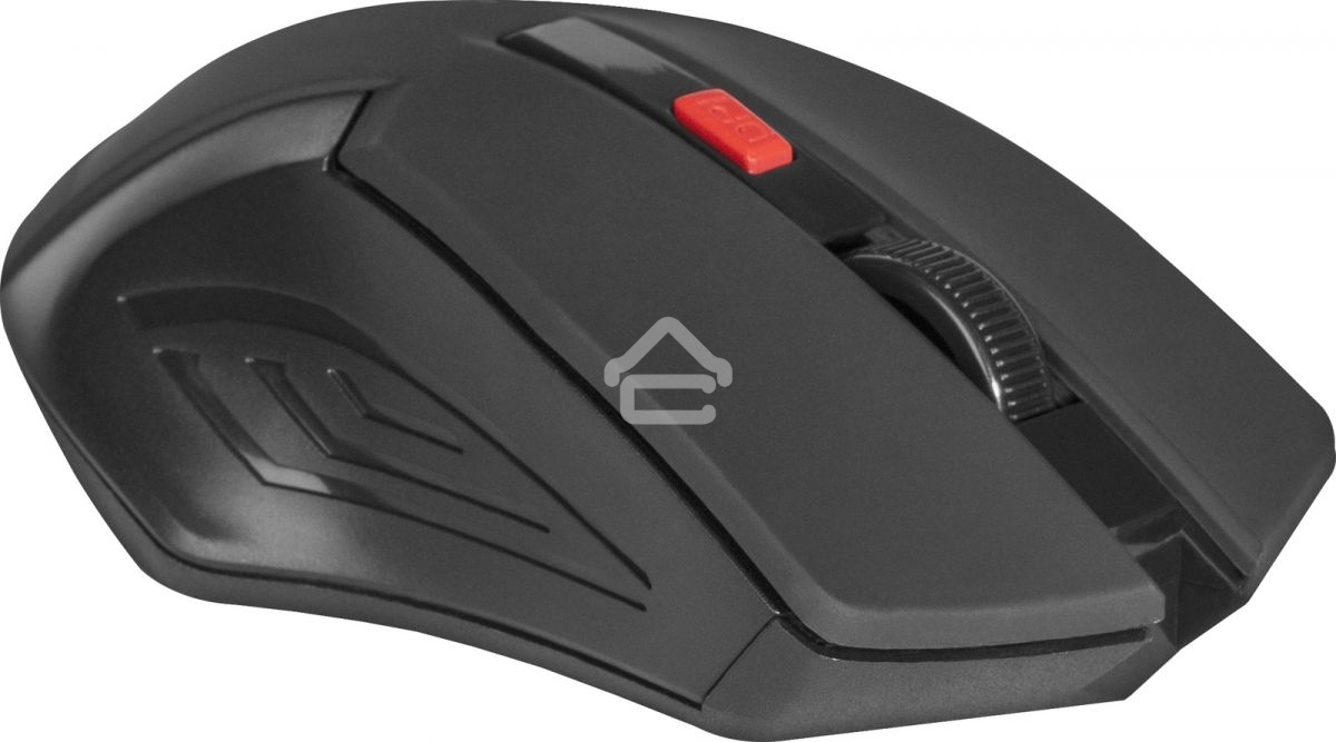 Мышь беспроводная Defender Accura MM-275 красный, 1600 dpi, радиоканал, USB, кнопки - 6
