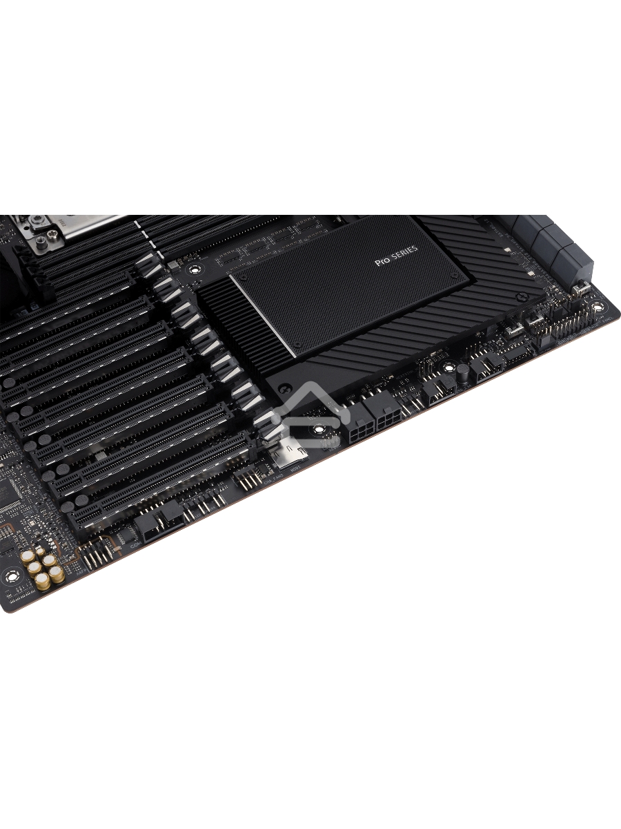 Материнская плата ASUS Pro WS WRX80E-SAGE SE WIFI, sWRX8, AMD WRX80, 8xDDR4, 8xSATA, 3xM.2, 7xPCI-E 4.0 x16, 2x 10Gb LAN, 8xUSB-A 3.2 Gen 2, 5x3.5 мм, 7.1, E-ATX