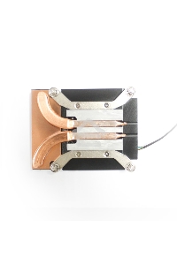 Кулер Foxline D65 черный алюминий+медь 2500rpm 32.6db 4-pin 65w 17мм