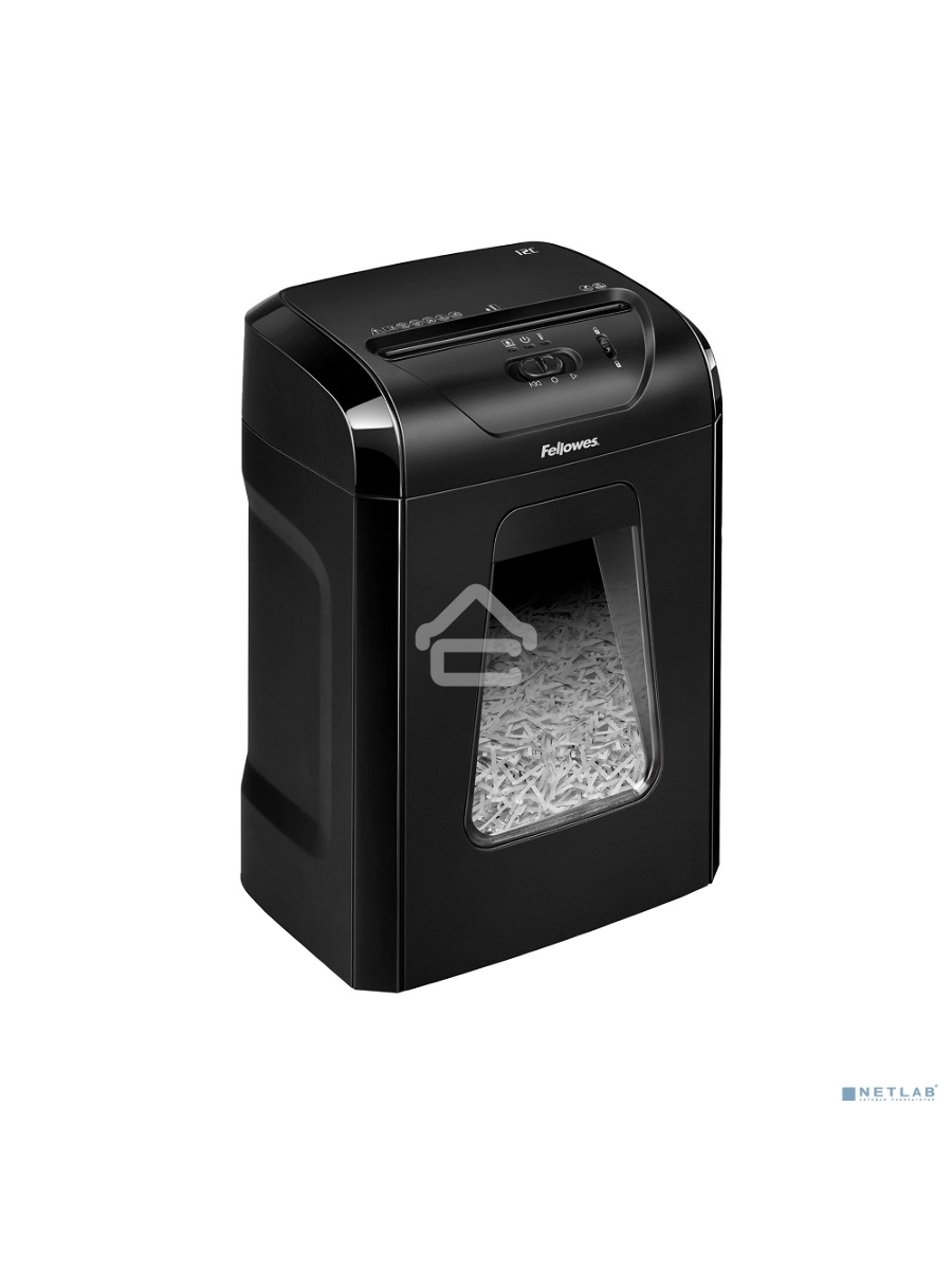 Шредер Fellowes PowerShred 12C FS-71201 {DIN P-4, 4х40мм, 12лст., 18лтр.,Safety Lock}