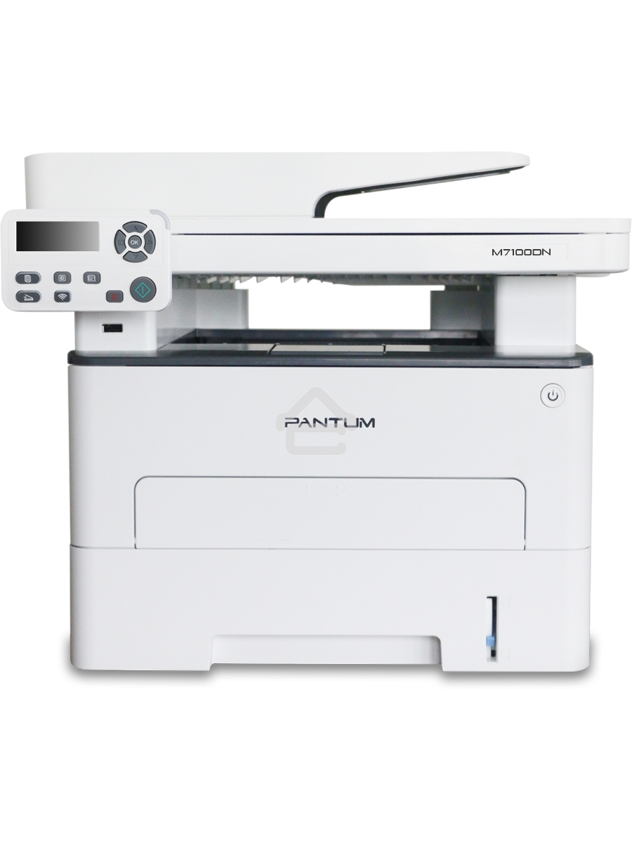 МФУ лазерный Pantum M7100DN, A4, ч/б, печ. до 33 стр/мин., скан. до 24 стр/мин., 1200x1200dpi, USB, RJ-45
