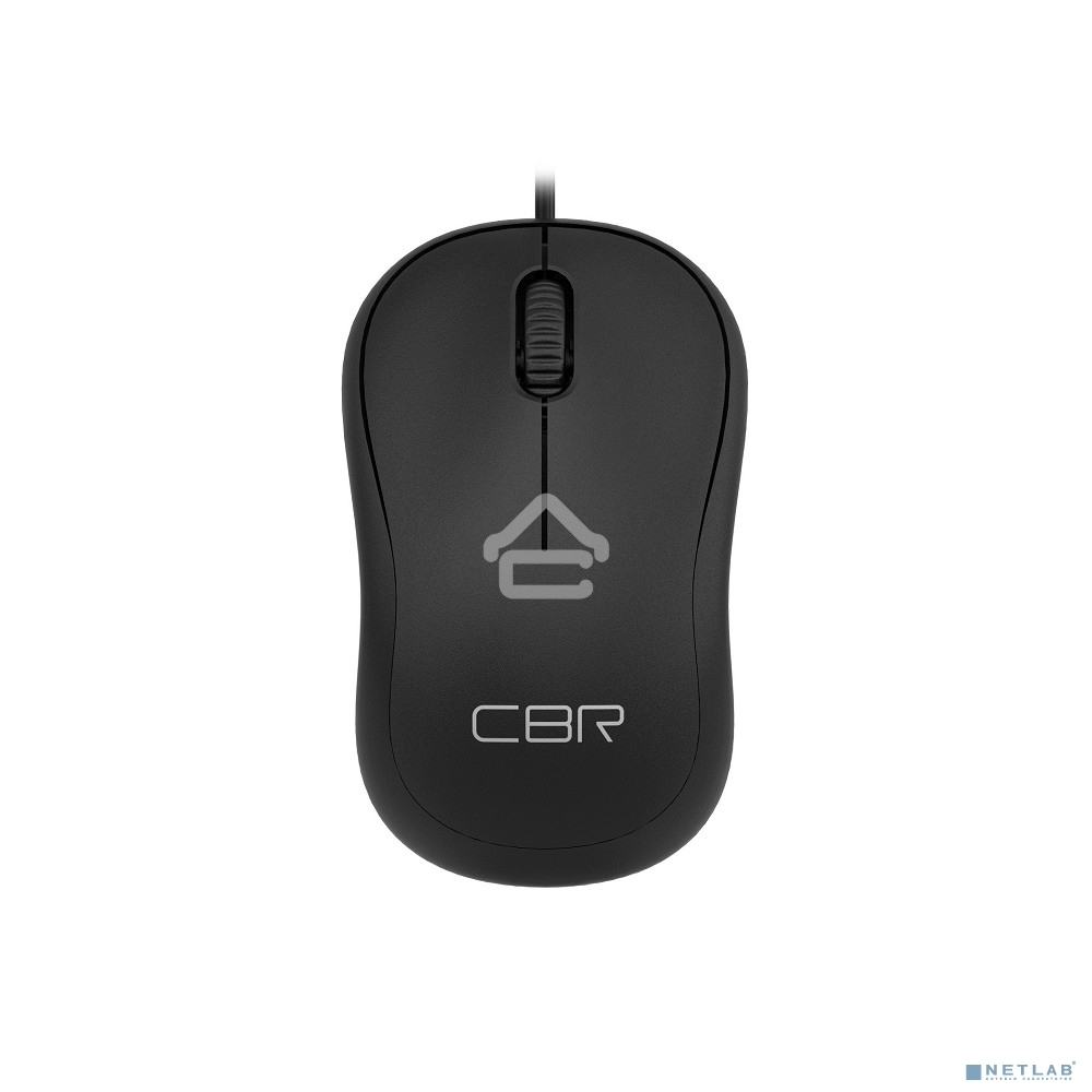 Мышь проводная CBR CM 106 черный, 1000 dpi, USB, кнопки - 3