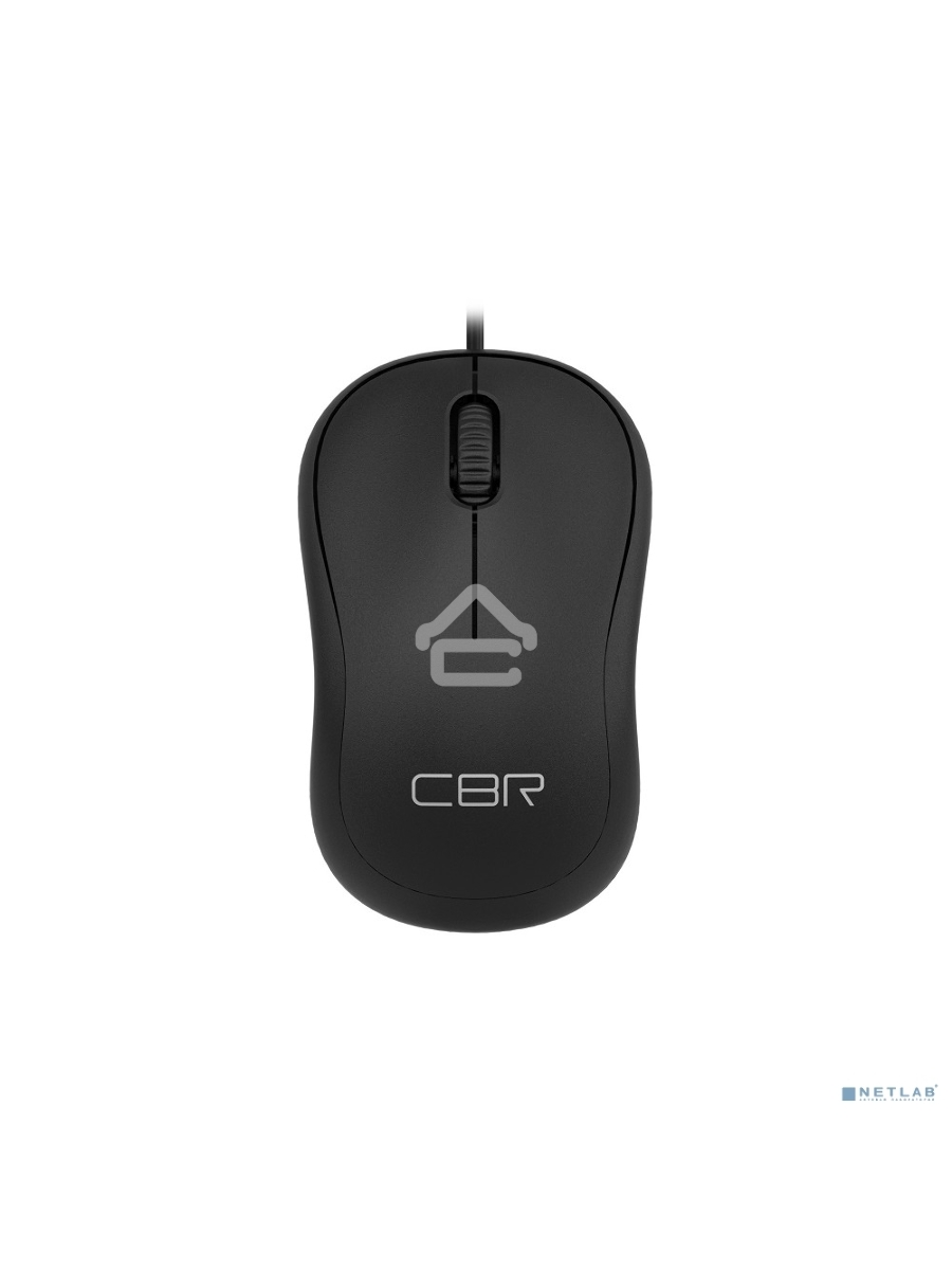 Мышь проводная CBR CM 106 черный, 1000 dpi, USB, кнопки - 3