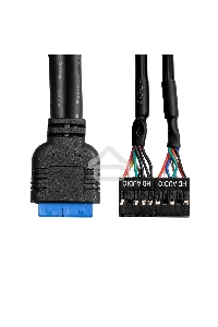 Планка USB на переднюю панель ExeGate U3H-627S, 3,5