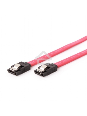 Кабель интерфейсный SATAIII Cablexpert CC-SATAM-DATA-XL, 100см, 7pin/7pin, защелка, пакет