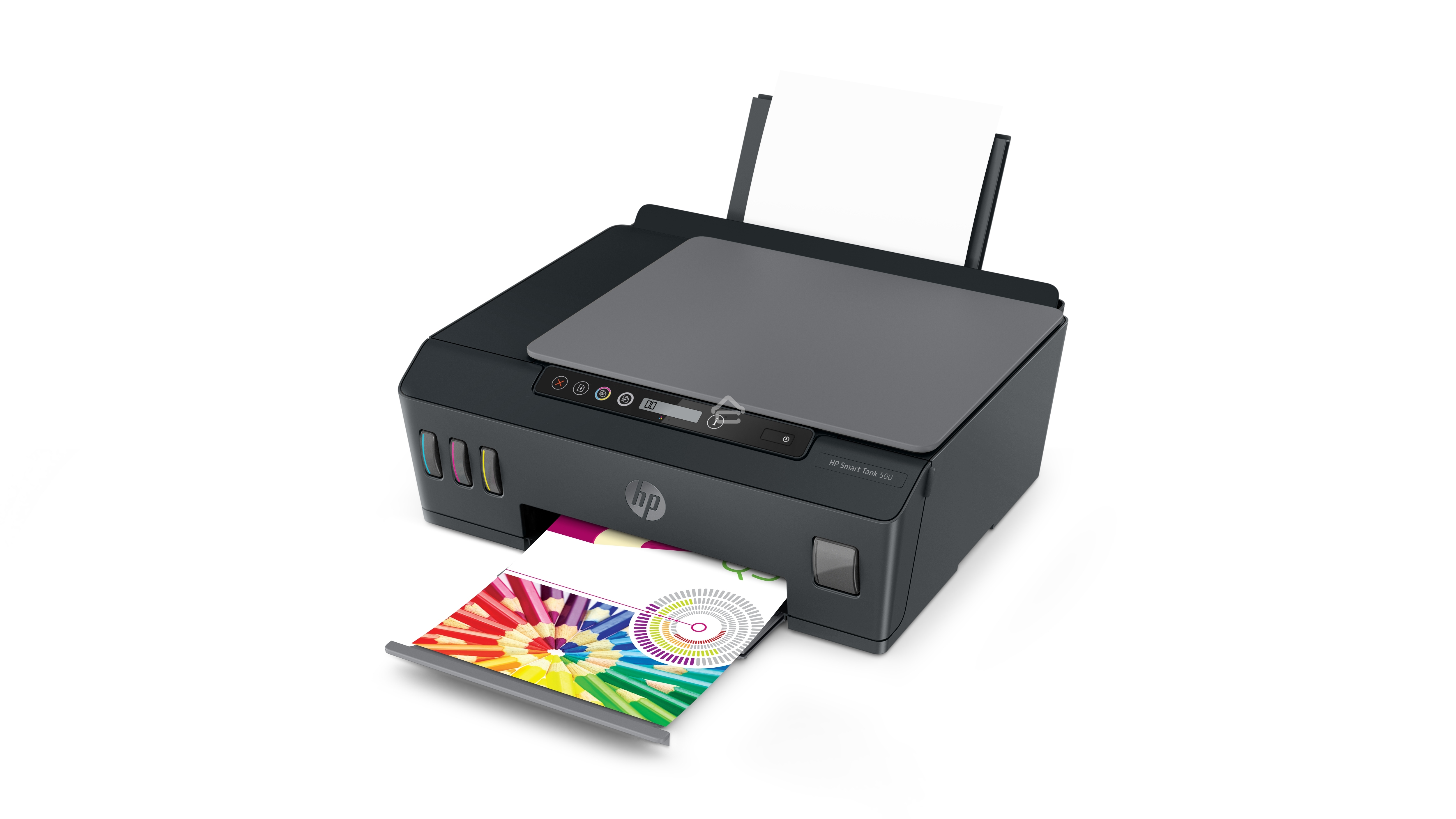 МФУ струйное HP Smart Tank 500 (4SR29A), A4, цветной, печ. до 22 стр/мин. (ч/б) до 16 стр/мин. (цвет), скан. до 8 стр/мин. (ч/б) 4 стр/мин. (цвет), 1200x1200dpi, USB