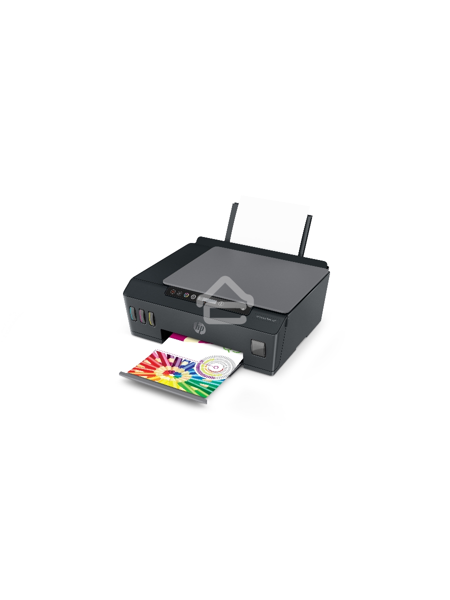 МФУ струйный HP Smart Tank 500 (4SR29A), A4, цветной, печ. до 22 стр/мин. (ч/б) до 16 стр/мин. (цвет), скан. до 8 стр/мин. (ч/б) 4 стр/мин. (цвет), 1200x1200dpi, USB