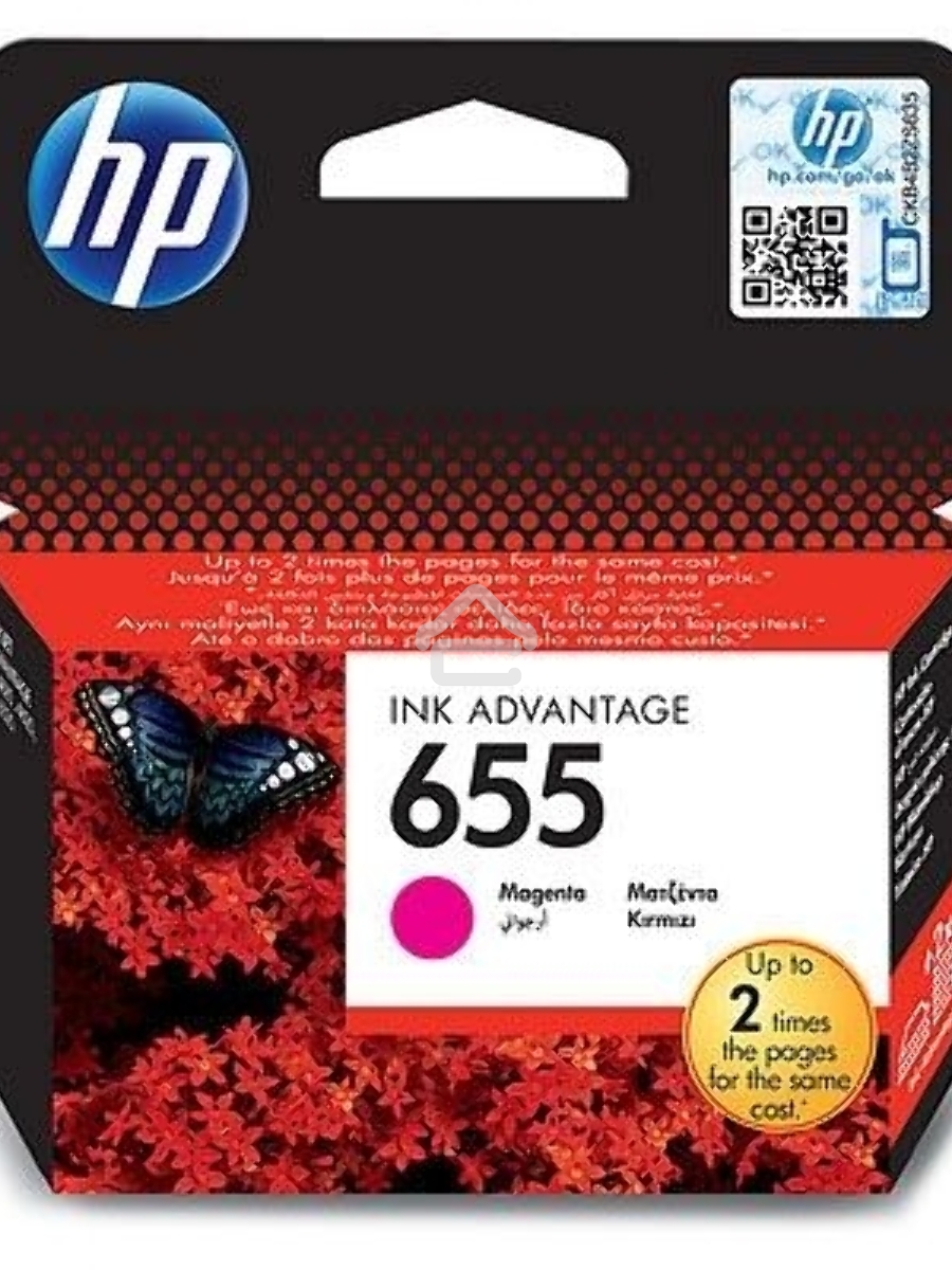 Картридж струйный HP 655 CZ111AE пурпурный для HP DJ IA 3525/4615/4625/5525/6525 (600стр.)