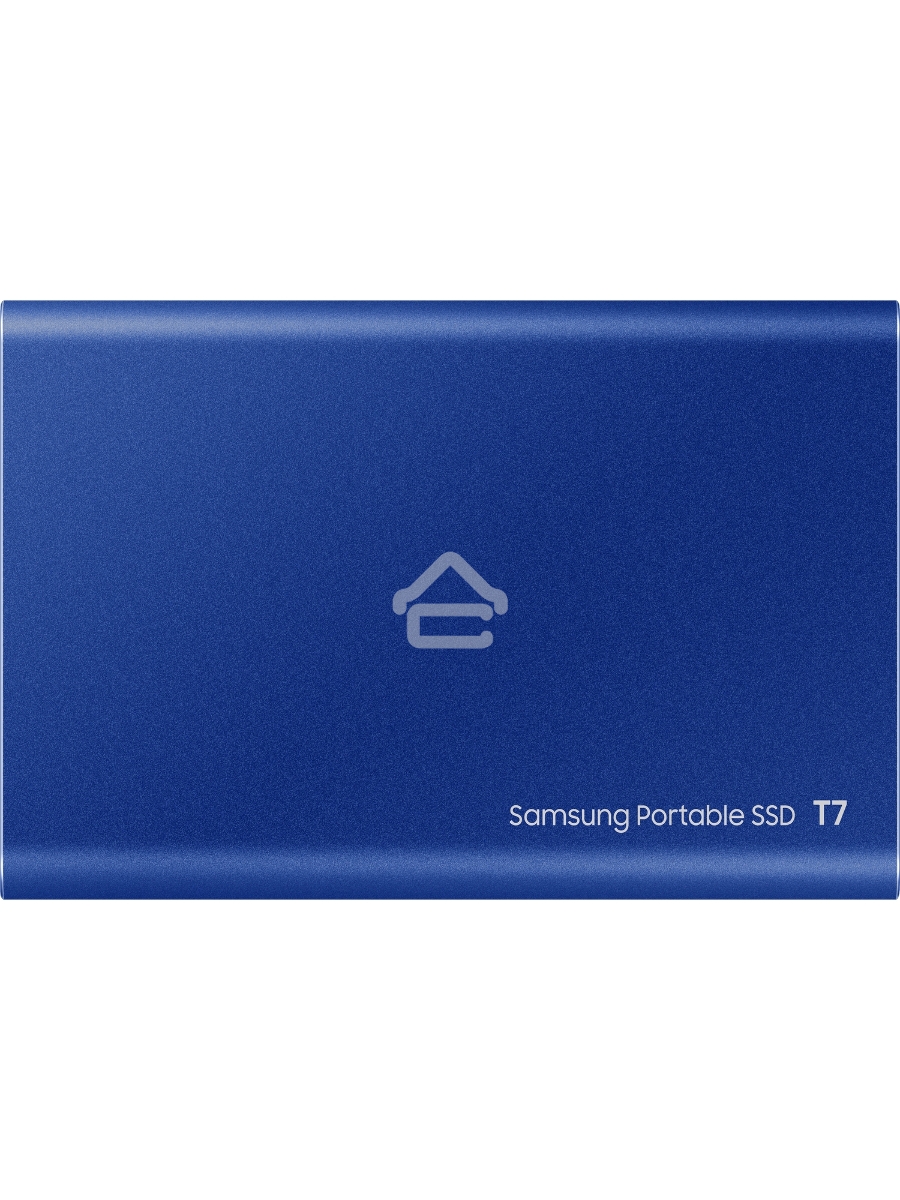 Твердотельный накопитель Samsung SSD 2TB T7, USB Type-C, R/W 1000/1050MB/s, Blue