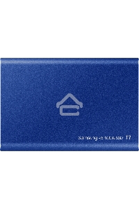 Твердотельный накопитель Samsung SSD 2TB T7, USB Type-C, R/W 1000/1050MB/s, Blue