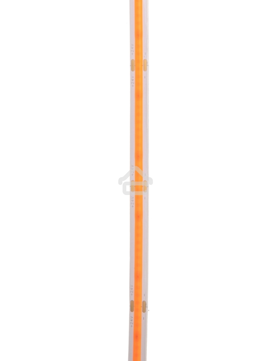 Лента светодиодная 24В, COB 8Вт/м, 320 LED/м, красный, 8мм, 5м, IP20 Rexant