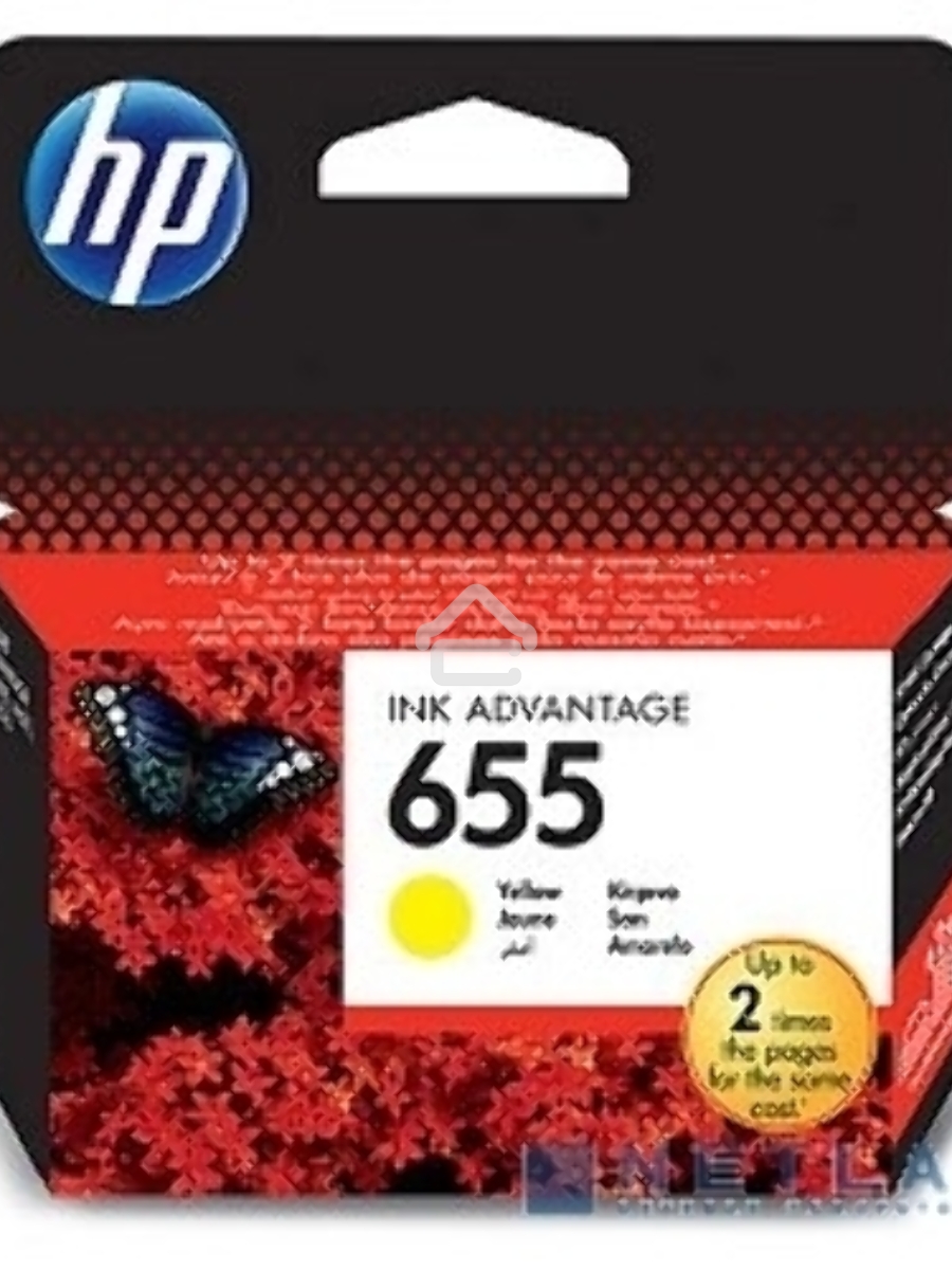 Картридж струйный HP 655 CZ112AE желтый для HP DJ IA 3525/4615/4625/5525/6525 (600стр.)