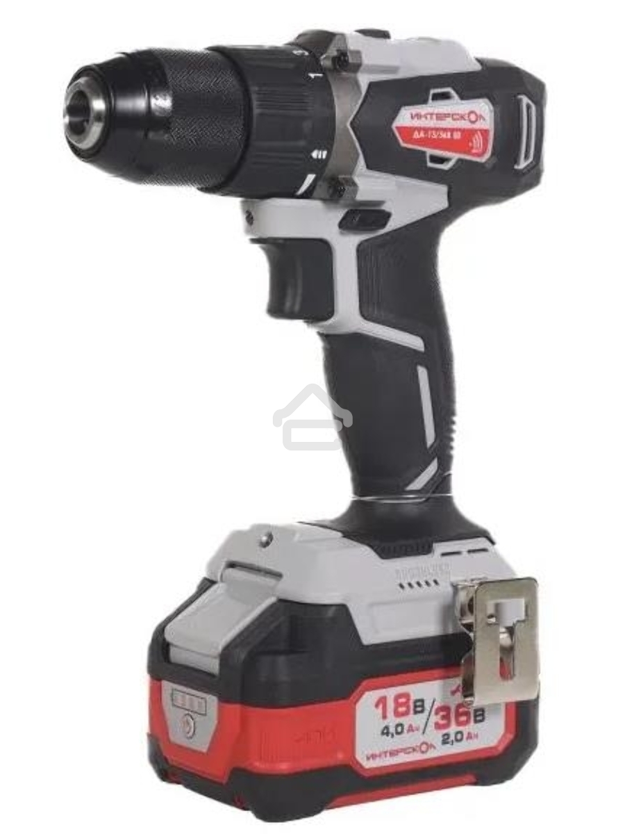 Дрель-шуруповерт аккумуляторная INTERSKOL DA-13/36V 50