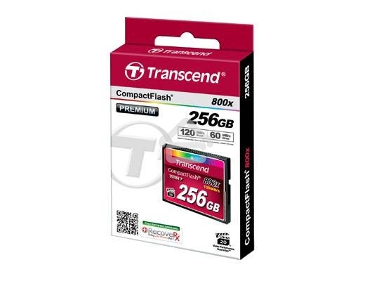 Флеш карта CF 256GB Transcend, 800X