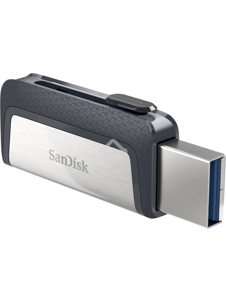 Флеш диск Sandisk 64Gb Ultra Dual SDDDC2-064G-G46 USB3.0 серый/узор