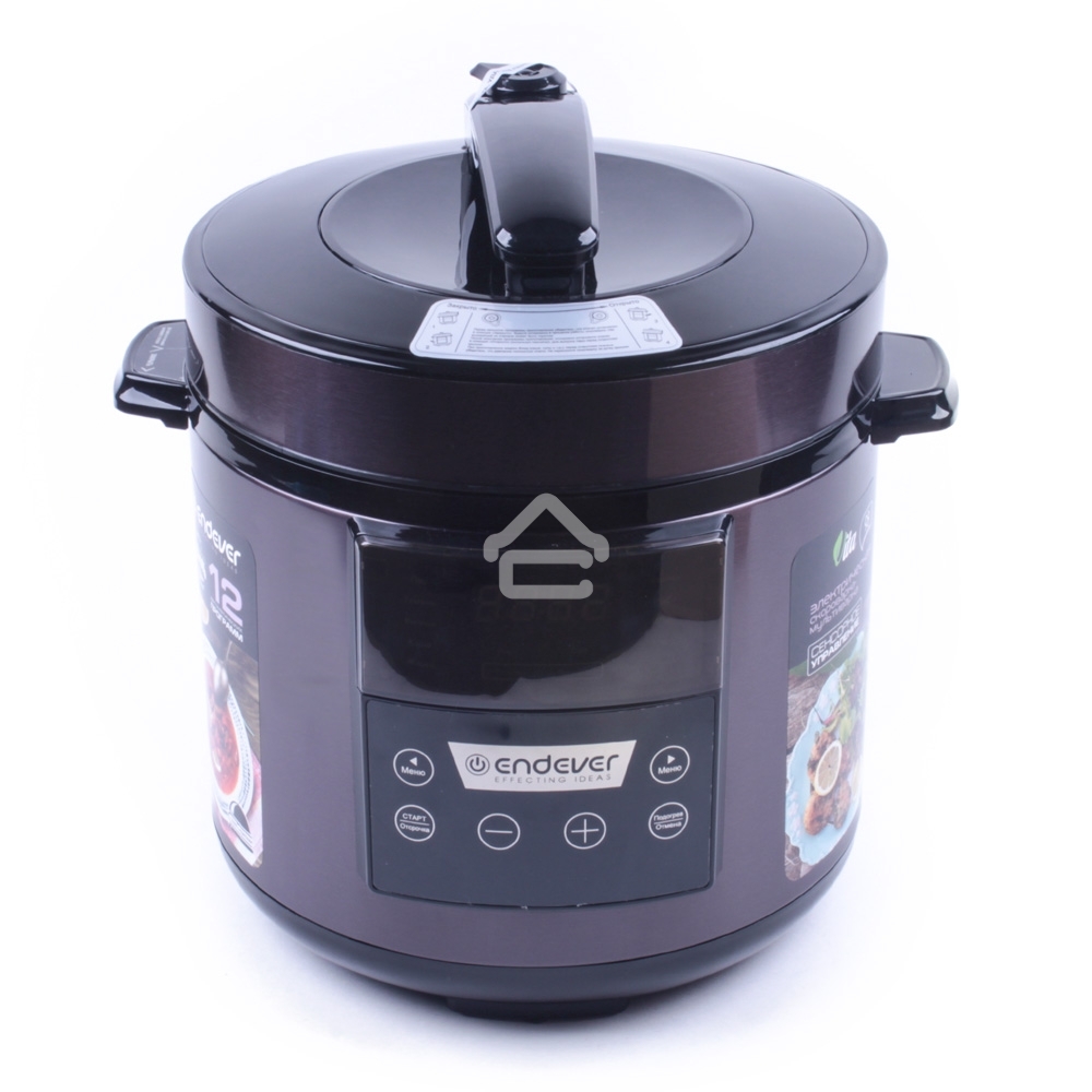 Мультиварка-скороварка Endever VITA 98 черный/сливовый электрическая Endever Vita 98