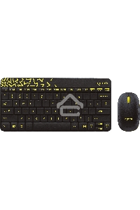 Клавиатура + мышь Logitech Wireless Desktop MK240 Nano Black Retail Combo