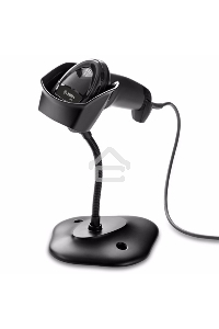 Сканер штрих-кода ручной Zebra DS2208 с подставкой, 2D имидж, проводной, 762 мм/сек, USB, чёрный
