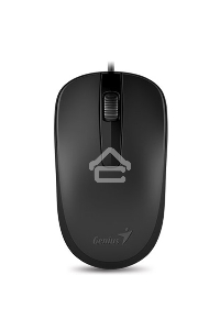 Мышь проводная Genius DX-120 черный, 1000 dpi, USB, кнопки - 3