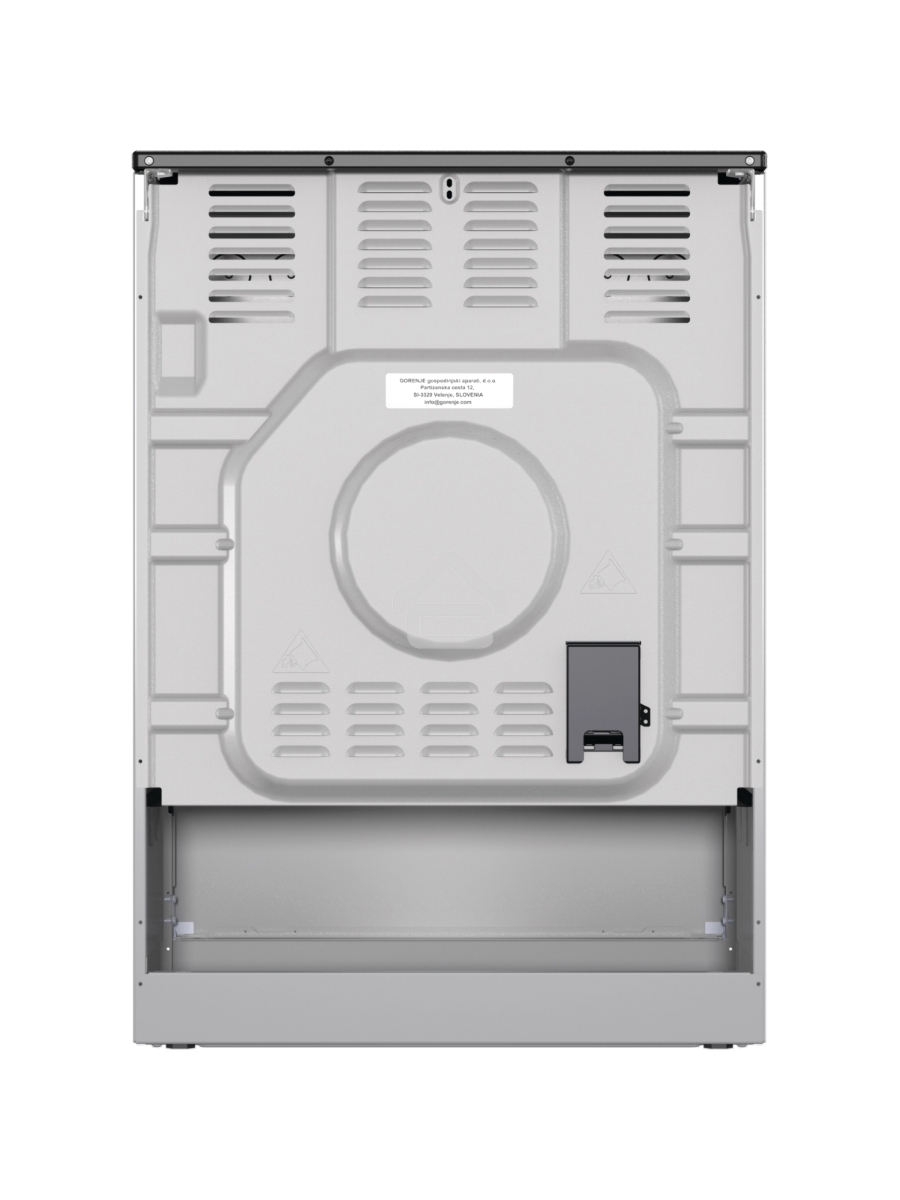 Плита электрическая Gorenje GEC6A11SG серый, конфорок 4 электрических, духовка 65 л, 60 см x 85 см x 60 см
