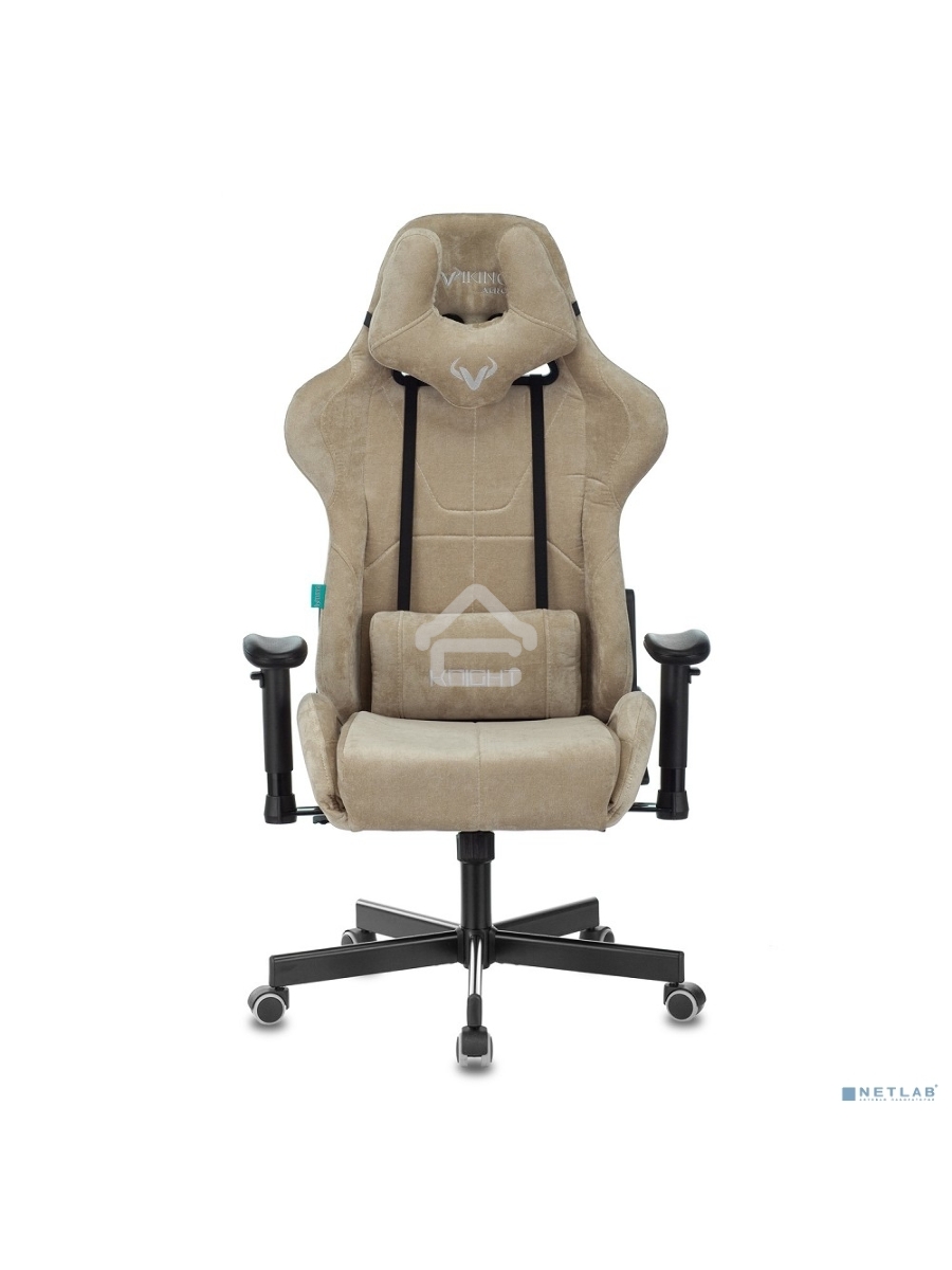 Кресло игровое Бюрократ VIKING KNIGHT LT21 FABRIC песочный крестовина металл/пластик