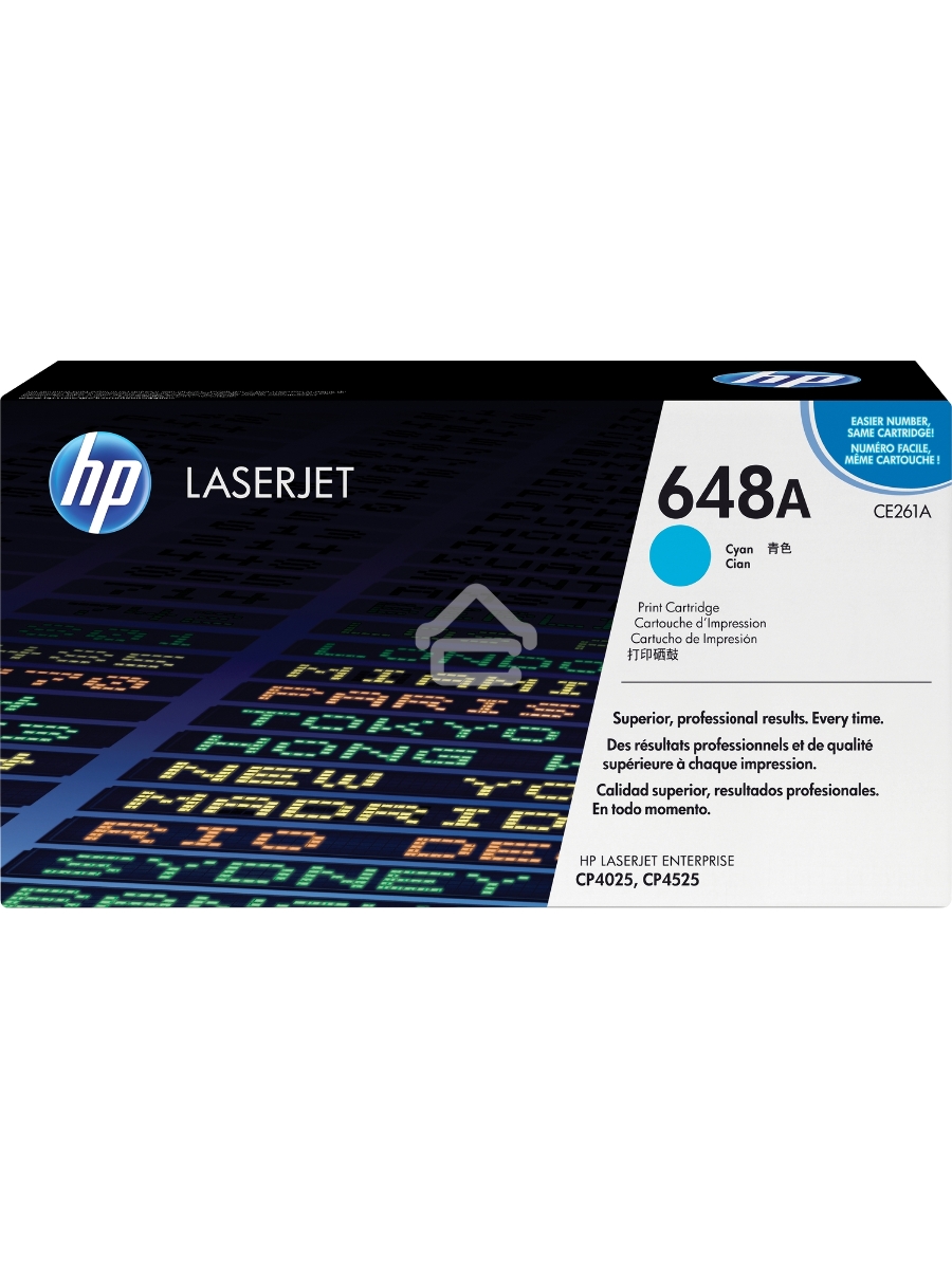 Картридж лазерный HP CE261A голубой для CLJ CP4025/CP4525 11000стр.