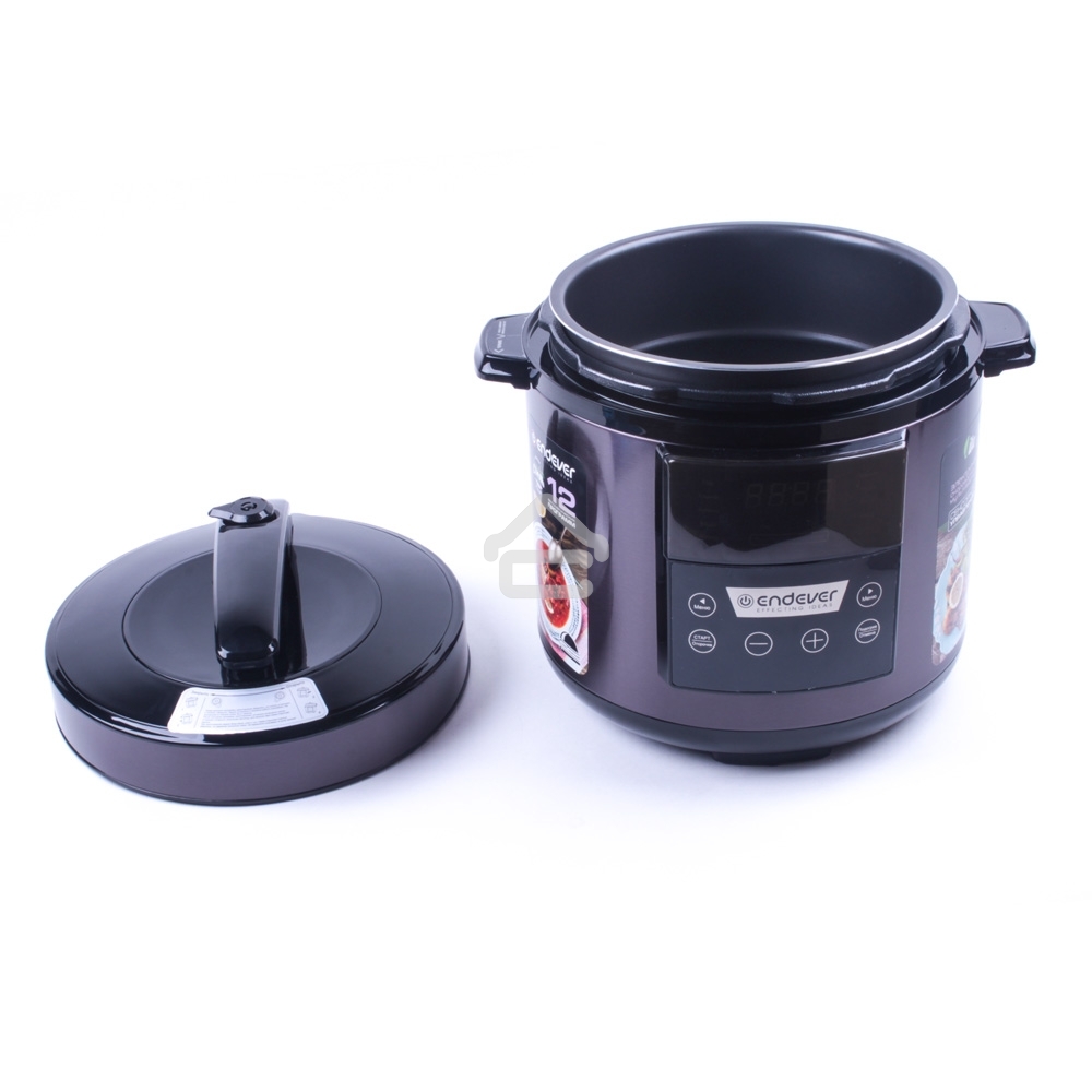 Мультиварка-скороварка Endever VITA 98 черный/сливовый электрическая Endever Vita 98