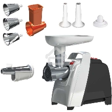 Мясорубка электрическая Аксион М61.02 Черно-серебристый мощность 2000 Вт