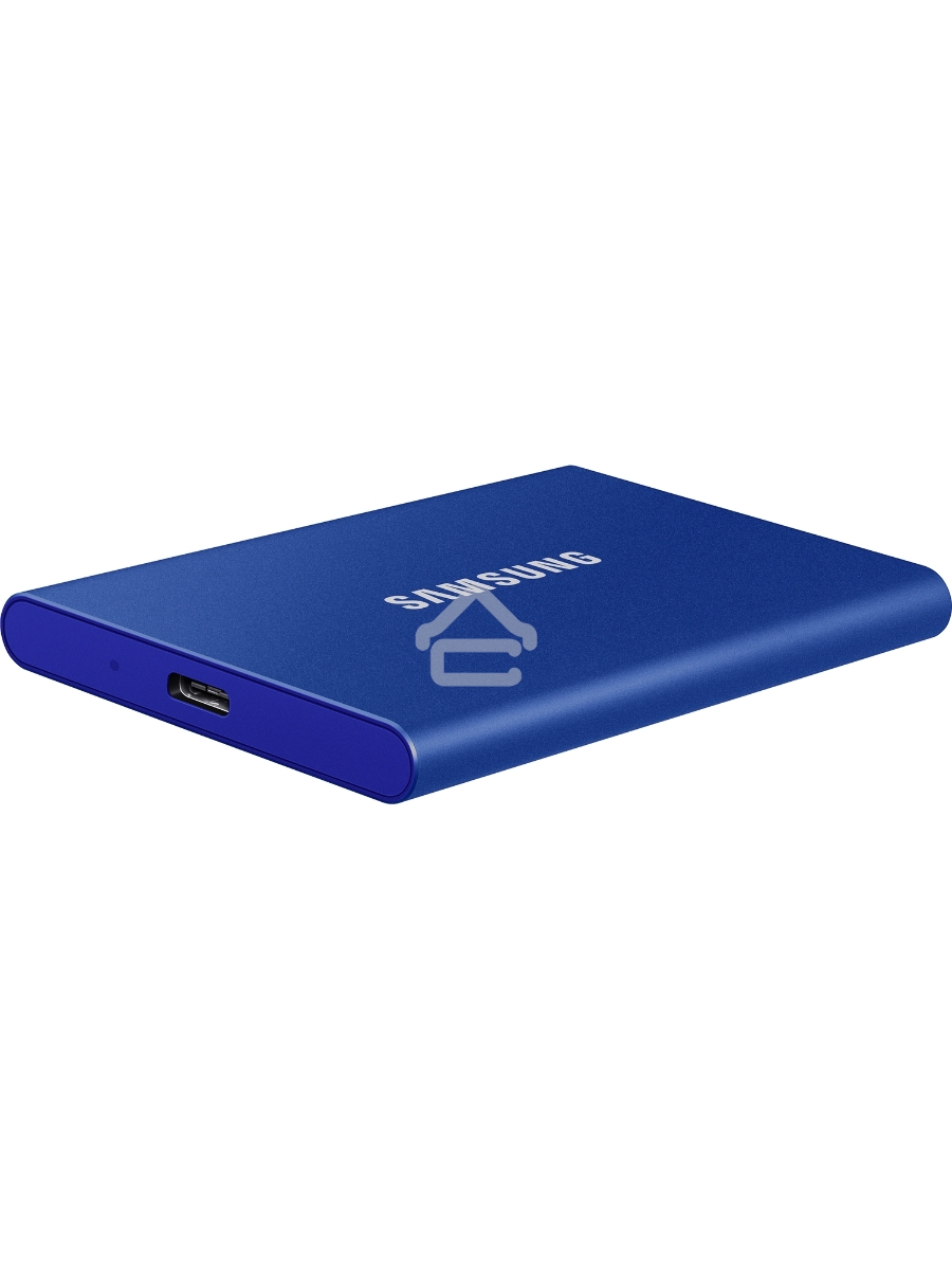 Твердотельный накопитель Samsung SSD 2TB T7, USB Type-C, R/W 1000/1050MB/s, Blue