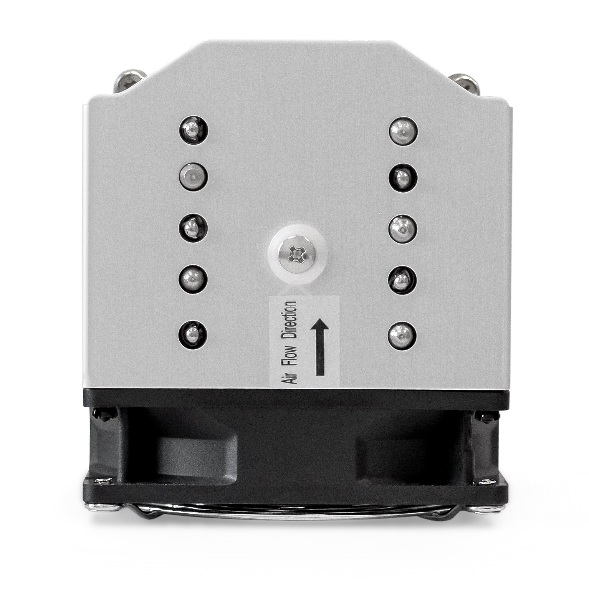 Кулер для процессора ExeGate ESNK-P0050AP4.PWM.4U.2011.Cu серебристый, 92 мм, алюминий/медь, 3800 об/мин, 44 дБ, 4 pin, 165 Вт, 125.8 мм