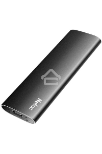 Внешний накопитель SSD Netac 128Gb Z SLIM <NT01ZSLIM-128G-32BK> (USB3.2, up to 520/480MBs, 100х29.5х9mm, Black)