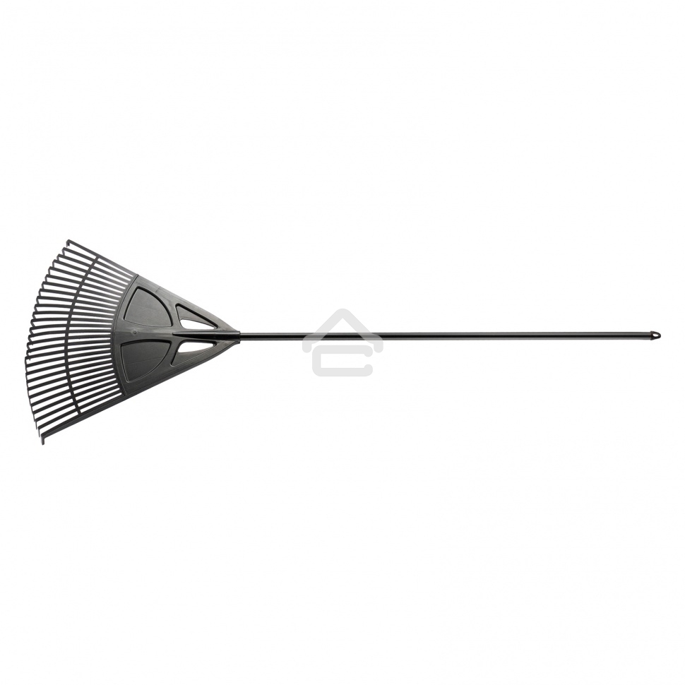 Грабли веерные пластиковые Palisad, 620х1750 мм, 27 плоских зубьев, алюминиевый черенок,