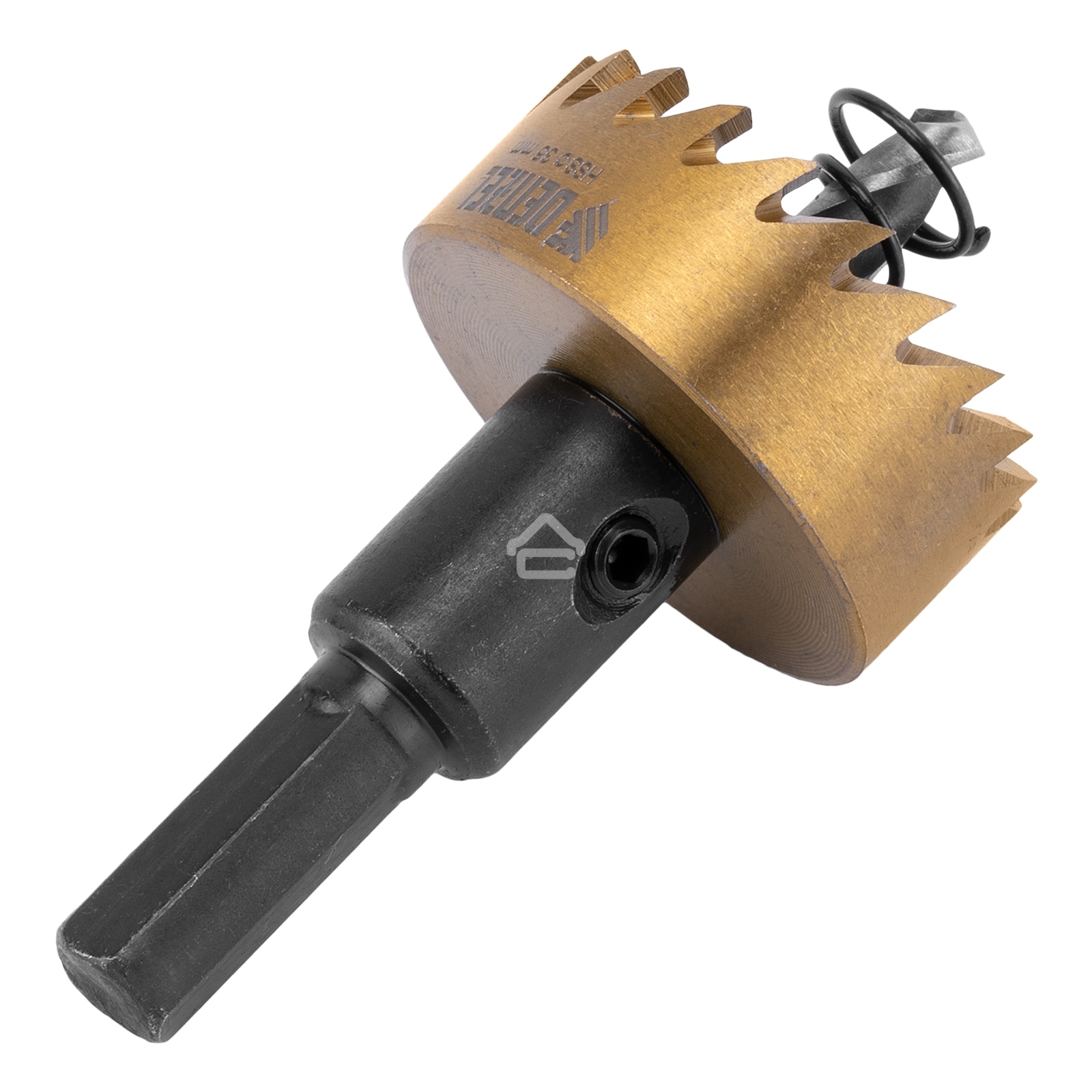 Коронка по металлу Denzel HSS, 35 мм, нитридтитановое покрытие