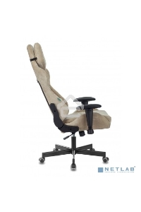 Кресло игровое Бюрократ VIKING KNIGHT LT21 FABRIC песочный крестовина металл/пластик