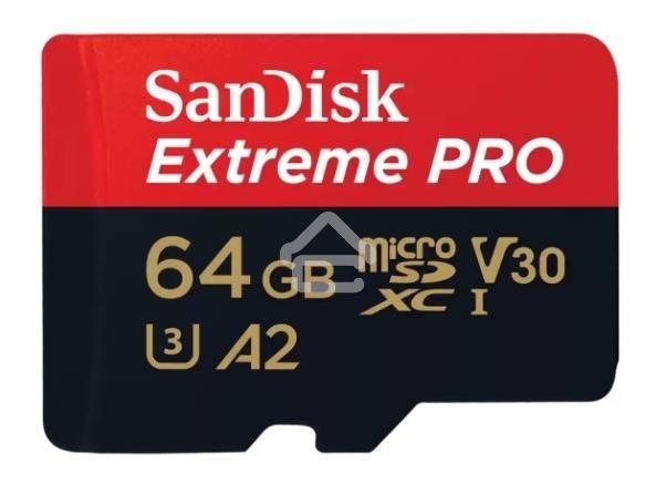 Карта памяти SanDisk Extreme Pro microSD UHS I Card 64GB for 4K Video on Smartphones, Action Cams & Drones 200MB/s Read, 90MB/s Write, Lifetime Warranty