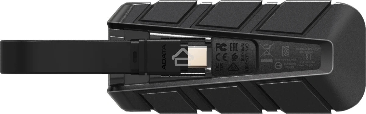 Внешний SSD ADATA SC740, 2TB, USB 3.2 Gen 2 Type-C, R/W 1050/1000, синий