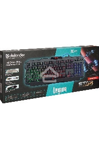 Клавиатура Defender Legion GK-010DL RU  проводная, USB, чёрный