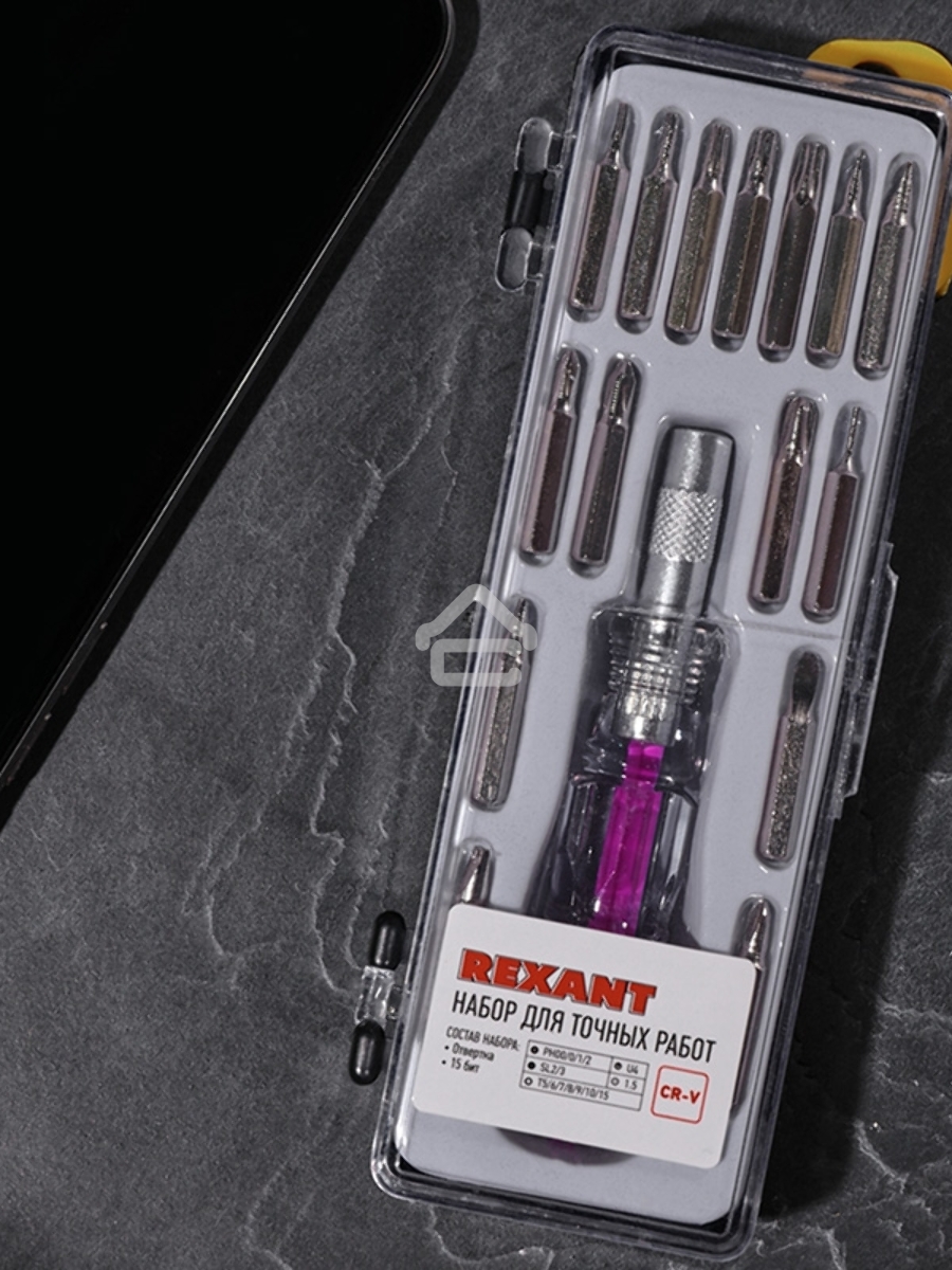 Набор отверток для точечных работ 16 предметов Rexant 12-4704
