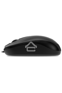 Мышь проводная Genius DX-120 черный, 1000 dpi, USB, кнопки - 3