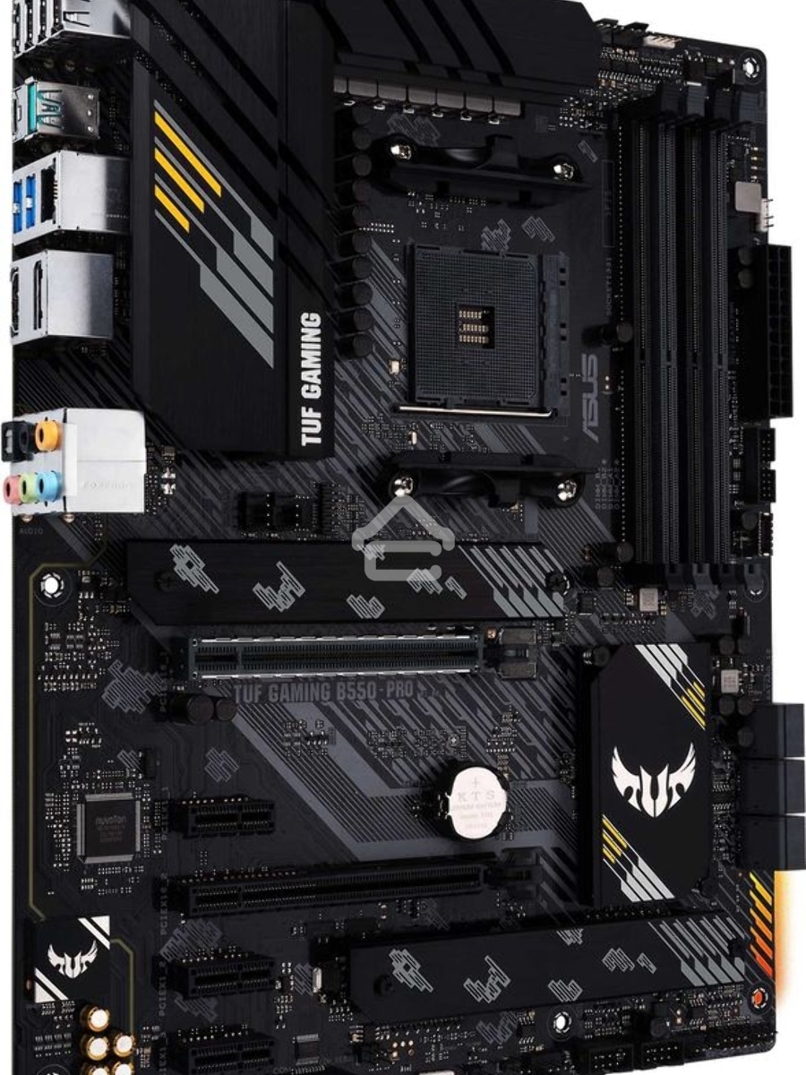 Материнская плата ASUS TUF GAMING B550-PRO, AM4, AMD B550, 4xDDR4, 6xSATA, 2xM.2, 1xPCIe 4.0 x16, 1xPCIe 3.0 x16, 3xPCIe x1, 1xHDMI, 1xDP, 1x 2.5Gb LAN, 4xUSB 2.0, 2xUSB 3.2 Gen 1, 1xUSB 3.2 Gen 2, 1xUSB-C 3.2 Gen 2, 5x3.5 мм, 7.1, ATX