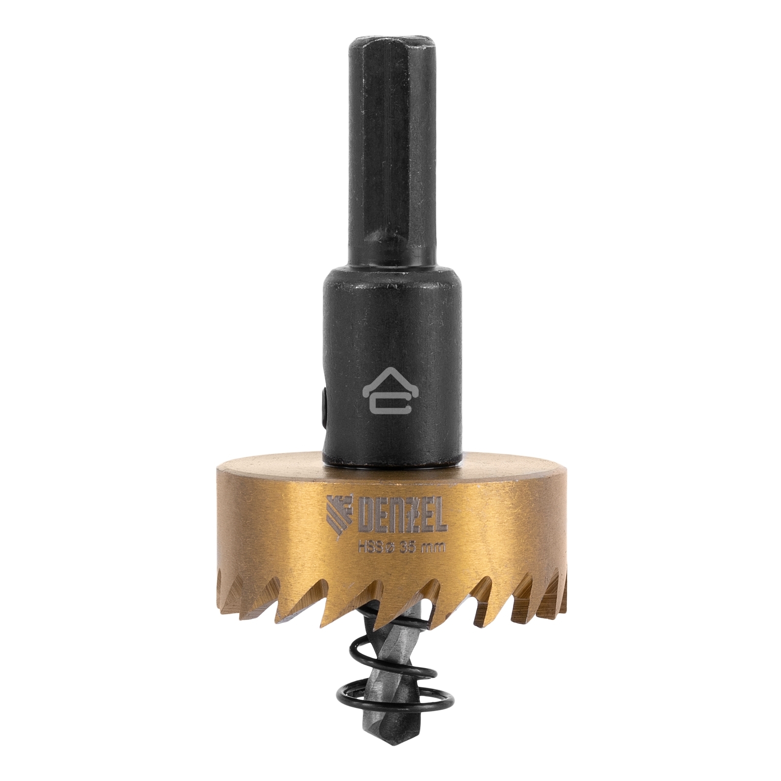 Коронка по металлу Denzel HSS, 35 мм, нитридтитановое покрытие