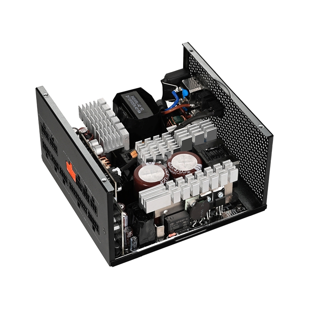 Блок питания PCCooler P5-YN1000-G1F, 1000Вт, 80 PLUS Gold, 135мм, модульный, черный