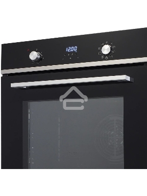 Встраиваемый духовой шкаф MONSHER MOE 6193 Acier, электрический, High-Tech, 60 см, объем 72 л, 9 режимов, дисплей, таймер, телескопические направляющие на 1 уровень, цвет нержавеющая сталь/черный