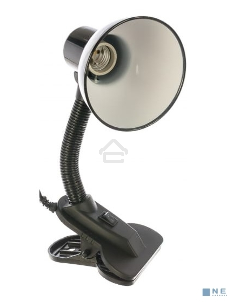 Светильник Ultraflash UF-320 C02 (12362) настольный на прищепке E27 черный 60Вт