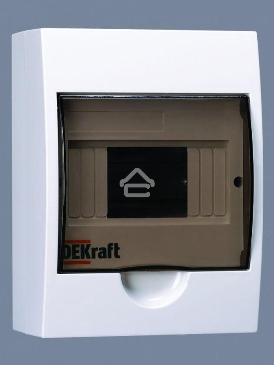 Корпус пластиковый навесной 6мод. IP41 ЩРН-П-6 DEKraft 31009DEK
