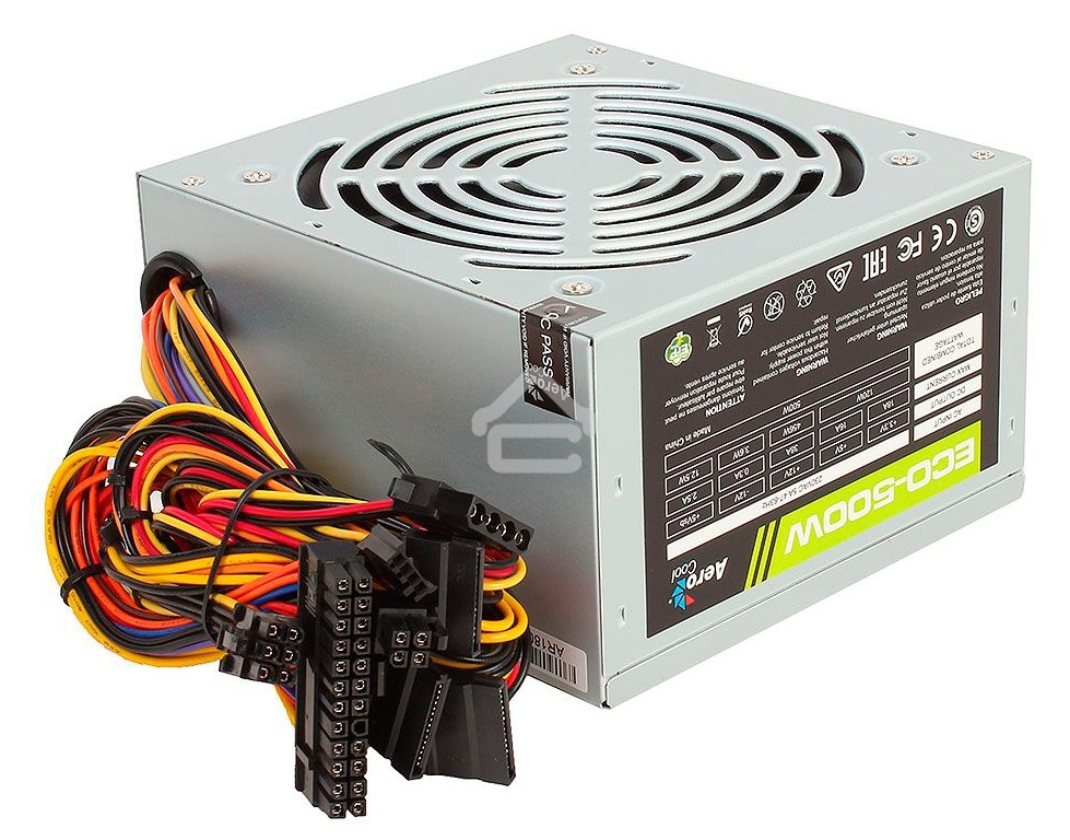 Блок питания Aerocool/Formula ECO-500W, 500Вт, 120мм, серый