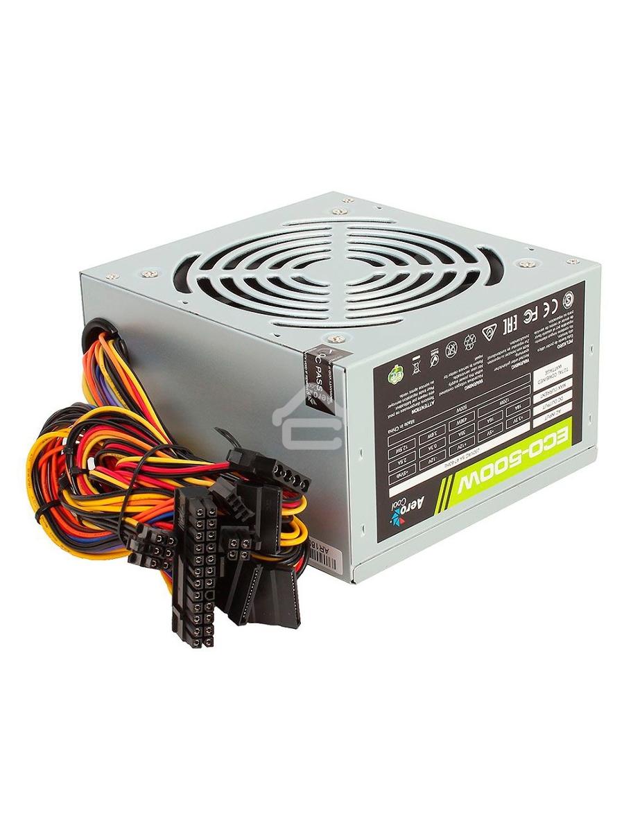 Блок питания Aerocool / Formula ECO-500W, 500Вт, 120мм, серый