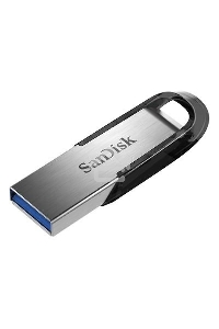 Флеш диск Sandisk 128Gb Cruzer Ultra Flair SDCZ73-128G-G46 USB3.0 серебристый/черный