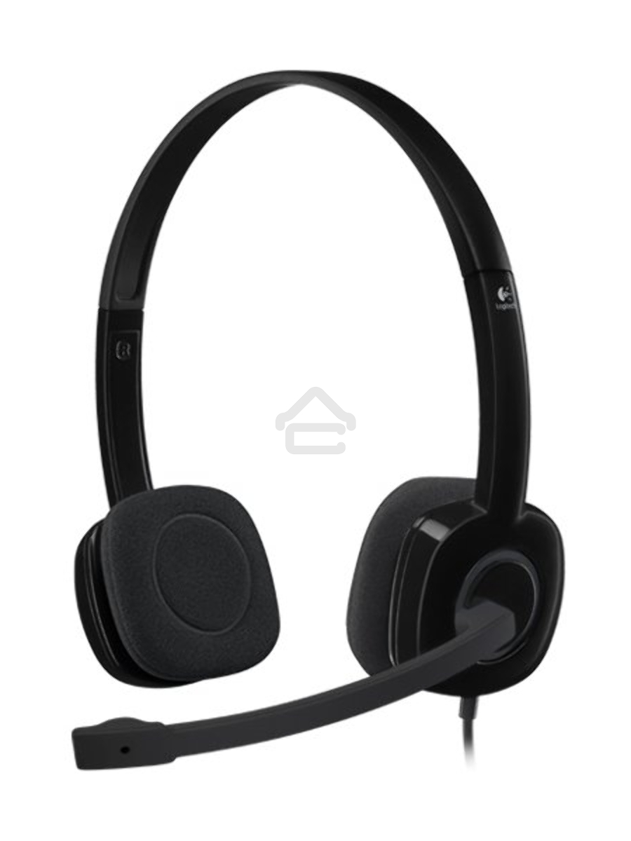Наушники Logitech Headset H151 Stereo черный