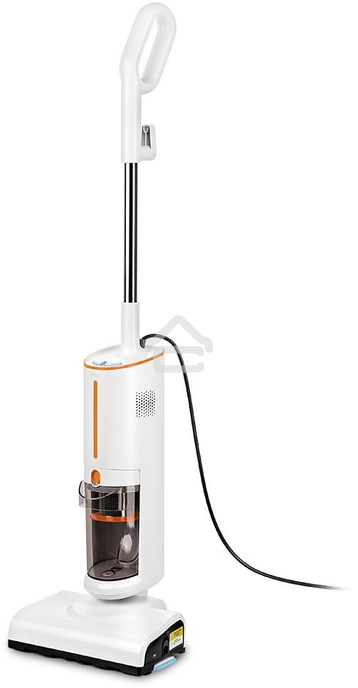 Пылесос паровой Kitfort КТ-5157-2 1000Вт белый/оранжевый